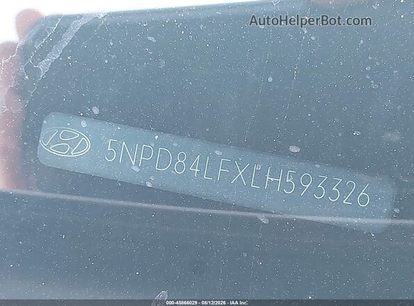 5NPD84LFXLH593326 2020 HYUNDAI ELANTRA Silver Вид підкапотного простору