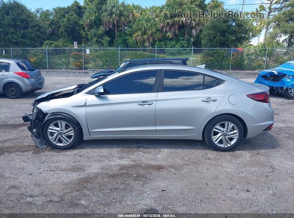 5NPD84LFXLH593326 2020 HYUNDAI ELANTRA Silver Панорамний вид салону 360°