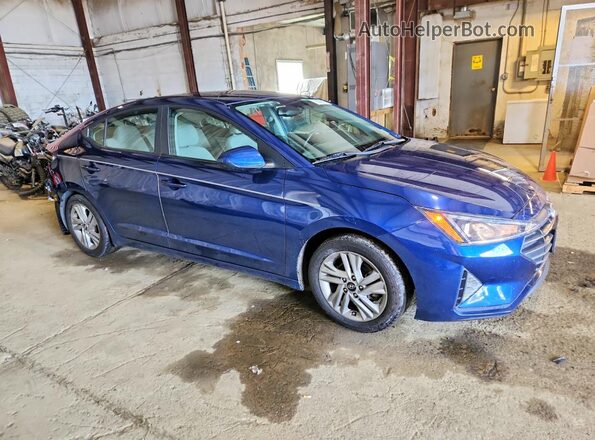5NPD84LFXLH619178 2020 HYUNDAI ELANTRA Blue Передня права чверть