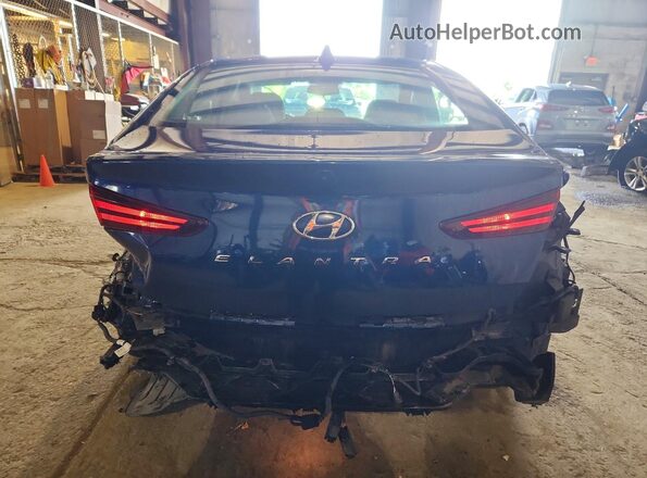 5NPD84LFXLH619178 2020 HYUNDAI ELANTRA Blue Вид ззаду