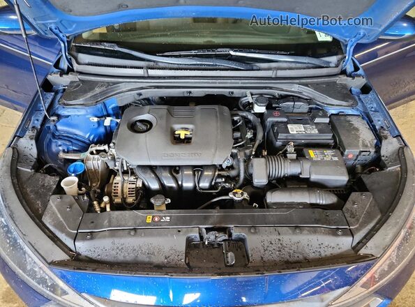 5NPD84LFXLH619178 2020 HYUNDAI ELANTRA Blue Вид задньої частини салону