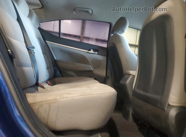 5NPD84LFXLH624655 2020 HYUNDAI ELANTRA Blue Հետևի նստատեղերի տեսք