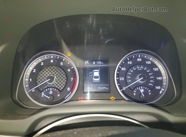 5NPD84LFXLH624655 2020 HYUNDAI ELANTRA Blue Սարքավորումների վահանակի տեսք