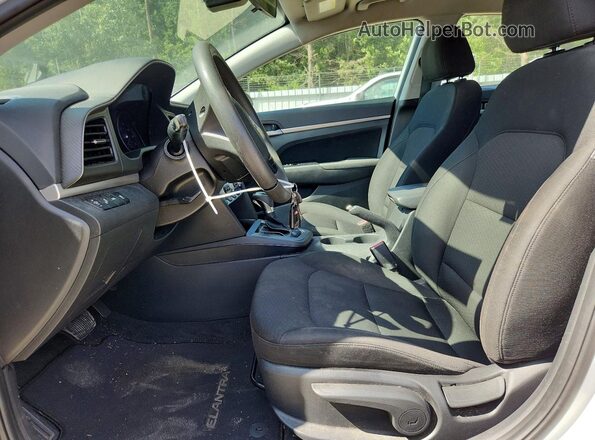 5NPD84LFXLH630407 2020 HYUNDAI ELANTRA White Vista interior delantera