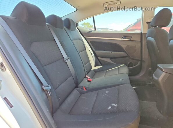 5NPD84LFXLH630407 2020 HYUNDAI ELANTRA White Vista de los asientos traseros