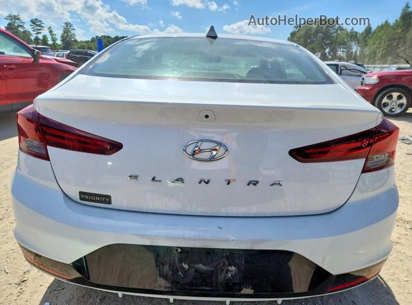 5NPD84LFXLH630407 2020 HYUNDAI ELANTRA White Vista trasera