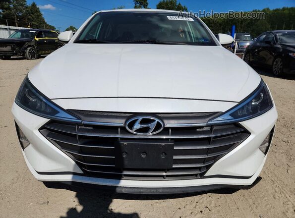 5NPD84LFXLH630407 2020 HYUNDAI ELANTRA White Vista frontal