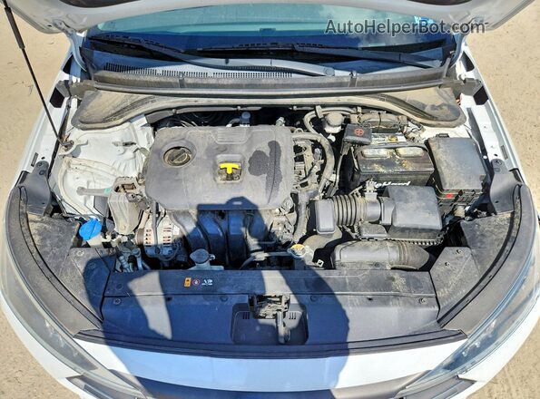 5NPD84LFXLH630407 2020 HYUNDAI ELANTRA White Vista interior trasera