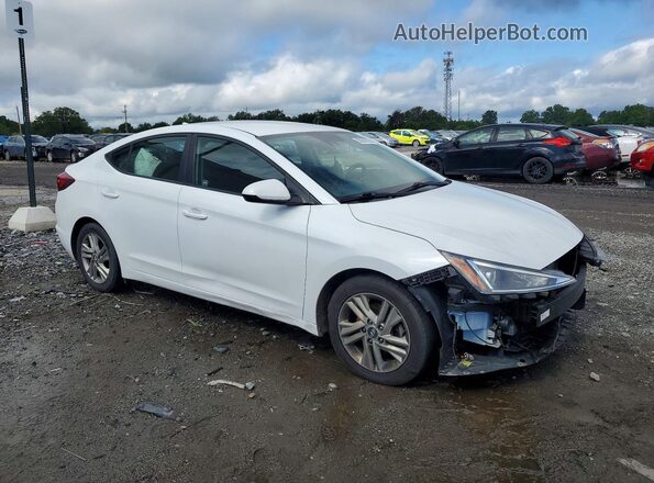 5NPD84LFXLH631301 2020 HYUNDAI ELANTRA White Delantero derecho