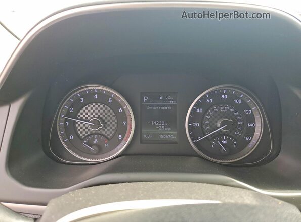 5NPD84LFXLH631301 2020 HYUNDAI ELANTRA White Vista del cuadro de instrumentos