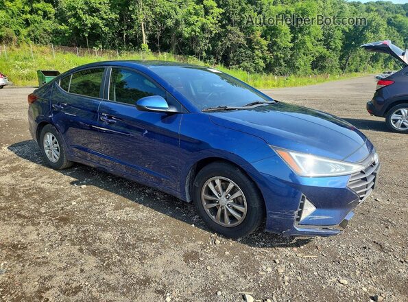 5NPD94LA2KH416849 2019 HYUNDAI ELANTRA Blue Przód prawy