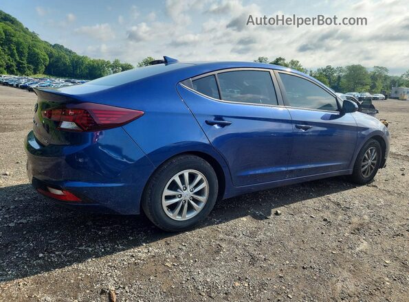 5NPD94LA2KH416849 2019 HYUNDAI ELANTRA Blue Tył prawy