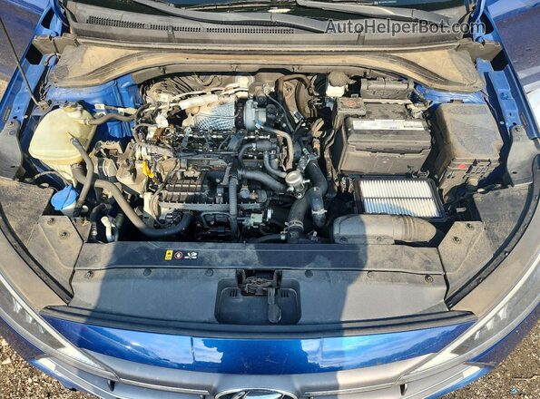 5NPD94LA2KH416849 2019 HYUNDAI ELANTRA Blue Widok wnętrza z tyłu