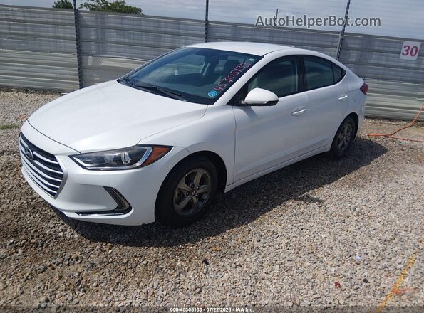 5NPD94LA5HH075519 2017 HYUNDAI ELANTRA White Передня ліва чверть