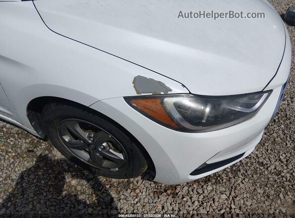 5NPD94LA5HH075519 2017 HYUNDAI ELANTRA White Вид спереду