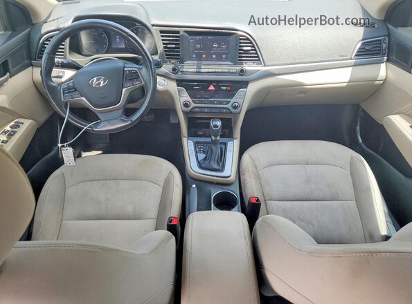 5NPD94LA6HH074931 2017 HYUNDAI ELANTRA Black Dashboard view