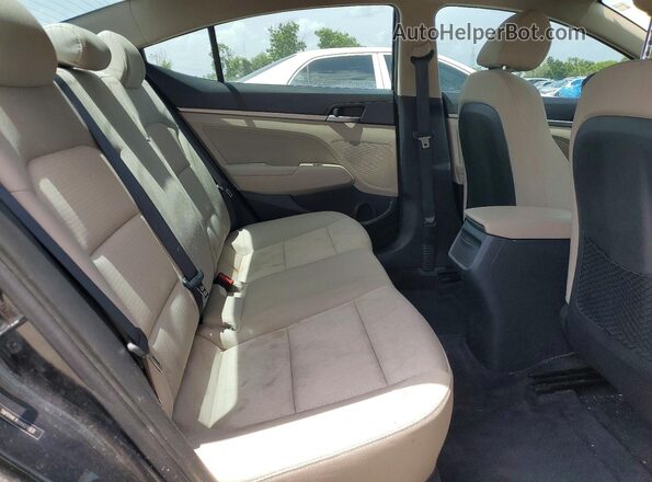 5NPD94LA6HH074931 2017 HYUNDAI ELANTRA Black Rear seats view