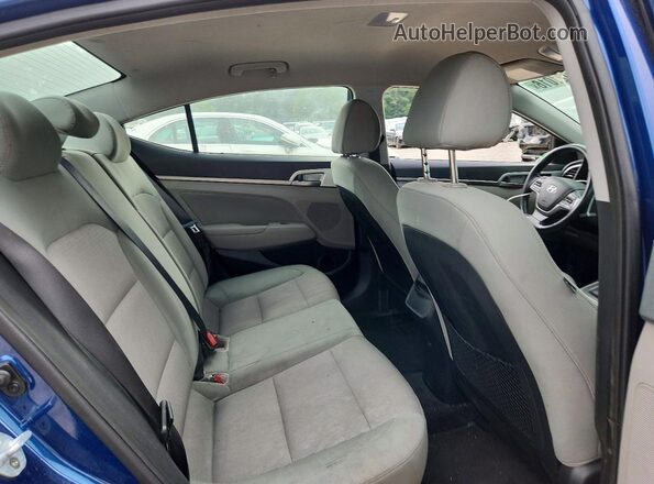 5NPD94LAXHH069487 2017 HYUNDAI ELANTRA Blue Հետևի նստատեղերի տեսք