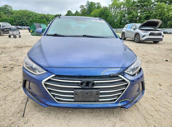 5NPD94LAXHH069487 2017 HYUNDAI ELANTRA Blue Դիմացի տեսք