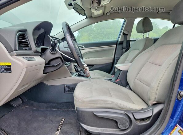 5NPD94LAXHH069487 2017 HYUNDAI ELANTRA Blue Սալոնի դիմացի տեսք