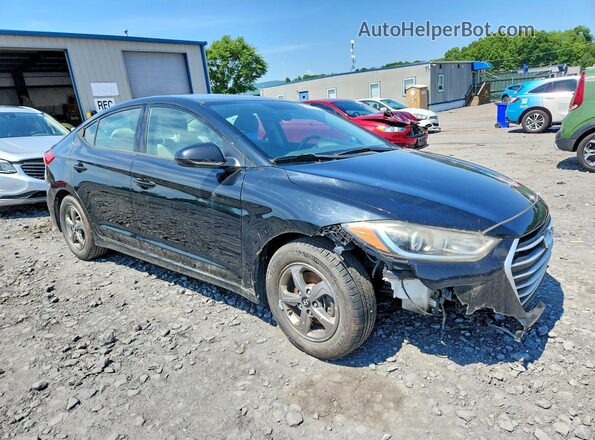 5NPD94LAXHH079372 2017 HYUNDAI ELANTRA Black Передня права чверть