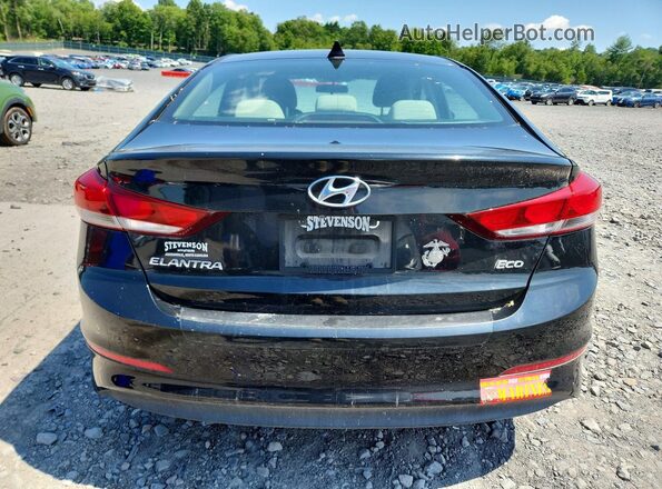 5NPD94LAXHH079372 2017 HYUNDAI ELANTRA Black Вид ззаду