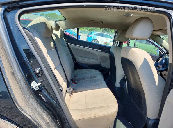 5NPD94LAXHH079372 2017 HYUNDAI ELANTRA Black Вид задніх сидінь