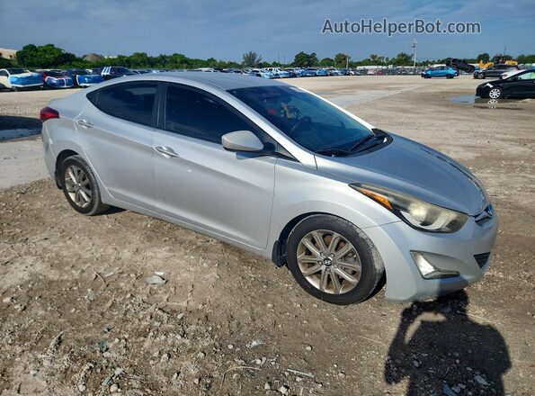 5NPDH4AE0GH655848 2016 HYUNDAI ELANTRA Silver წინა მარჯვენა