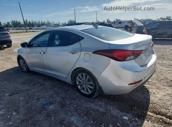 5NPDH4AE0GH655848 2016 HYUNDAI ELANTRA Silver უკანა მარცხენა