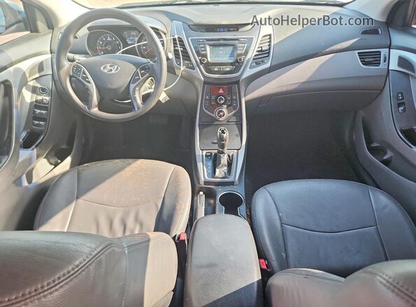 5NPDH4AE0GH655848 2016 HYUNDAI ELANTRA Silver წინა პანელის ხედი