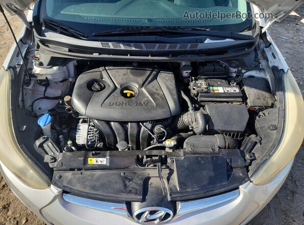 5NPDH4AE0GH655848 2016 HYUNDAI ELANTRA Silver უკანა სალონის ხედი