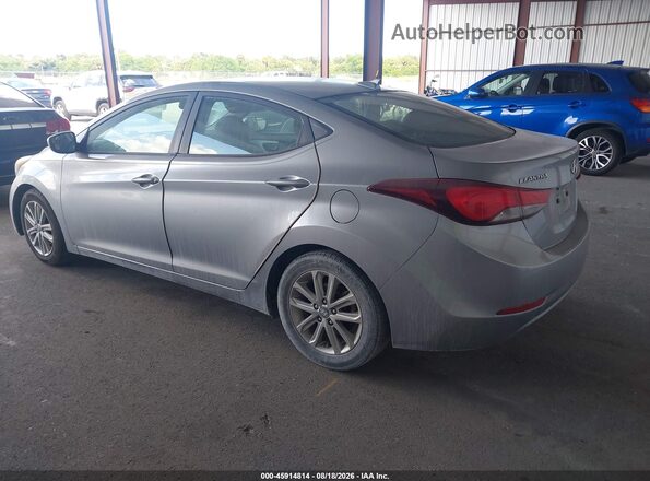 5NPDH4AE0GH659236 2016 HYUNDAI ELANTRA Silver Trasero izquierdo