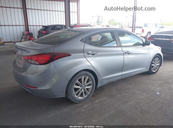 5NPDH4AE0GH659236 2016 HYUNDAI ELANTRA Silver Trasero derecho