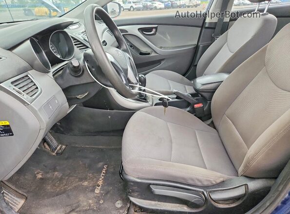 5NPDH4AE0GH685223 2016 HYUNDAI ELANTRA Blue Սալոնի դիմացի տեսք
