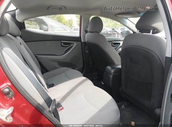 5NPDH4AE0GH729530 2016 HYUNDAI ELANTRA Red Widok naklejki z numerem VIN