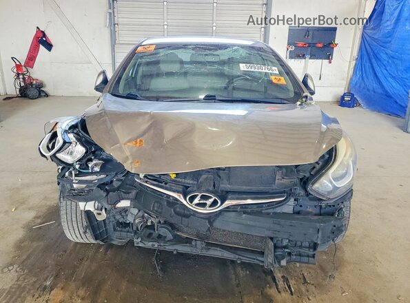 5NPDH4AE0GH749096 2016 HYUNDAI ELANTRA Tan Դիմացի տեսք