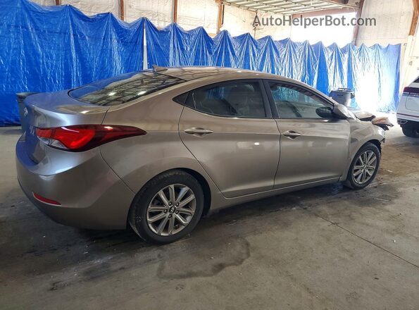 5NPDH4AE0GH749096 2016 HYUNDAI ELANTRA Tan Հետևի աջ