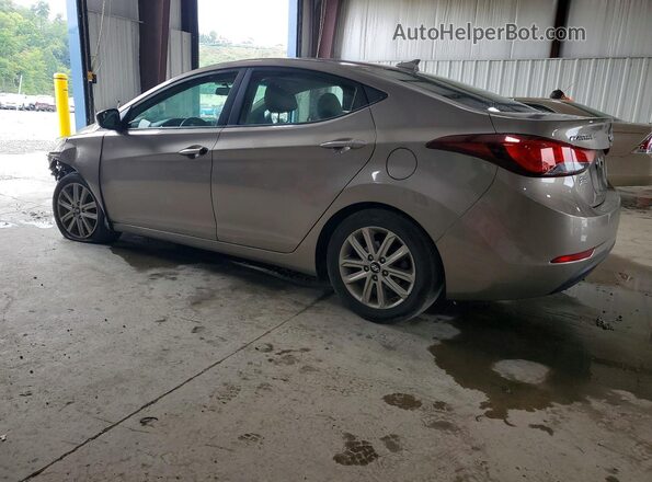 5NPDH4AE0GH751415 2016 HYUNDAI ELANTRA Silver Rear left
