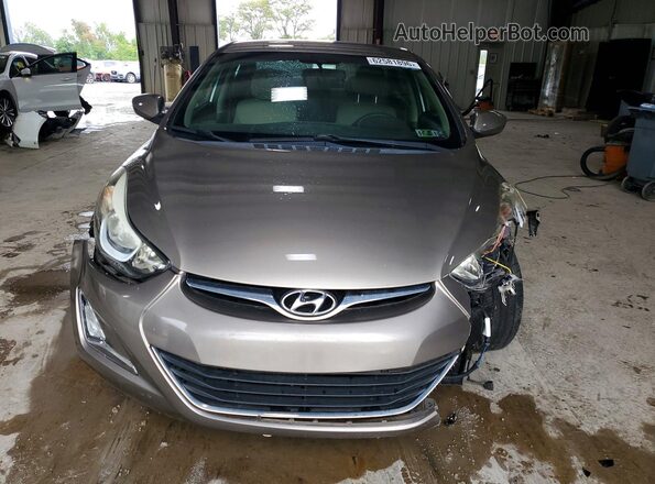 5NPDH4AE0GH751415 2016 HYUNDAI ELANTRA Silver Front view
