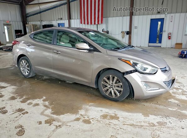 5NPDH4AE0GH751415 2016 HYUNDAI ELANTRA Silver Front right