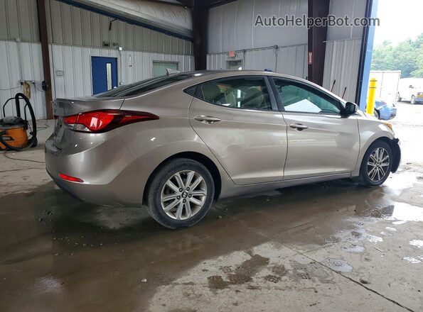 5NPDH4AE0GH751415 2016 HYUNDAI ELANTRA Silver Rear right
