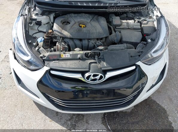 5NPDH4AE0GH763273 2016 HYUNDAI ELANTRA White Հետևի տեսք