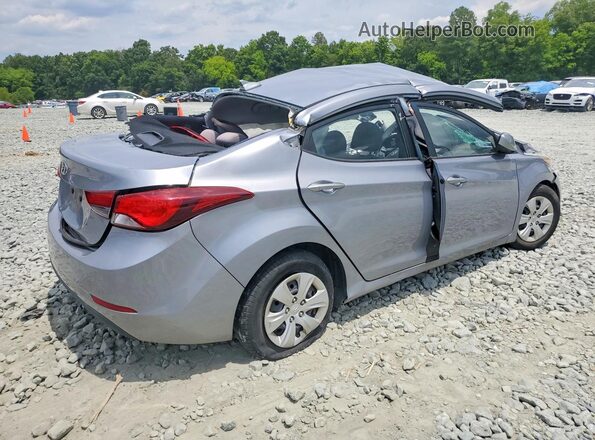 5NPDH4AE0GH763788 2016 HYUNDAI ELANTRA Silver Trasero derecho