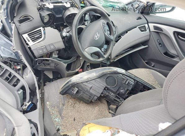 5NPDH4AE0GH763788 2016 HYUNDAI ELANTRA Silver Vista del salpicadero