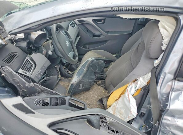 5NPDH4AE0GH763788 2016 HYUNDAI ELANTRA Silver Vista interior delantera