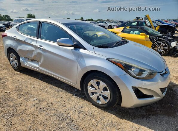 5NPDH4AE0GH769686 2016 HYUNDAI ELANTRA Silver Front right