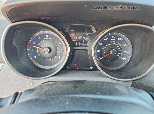 5NPDH4AE0GH769686 2016 HYUNDAI ELANTRA Silver Instrument cluster view