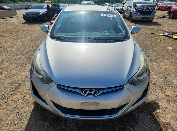 5NPDH4AE0GH769686 2016 HYUNDAI ELANTRA Silver Front view