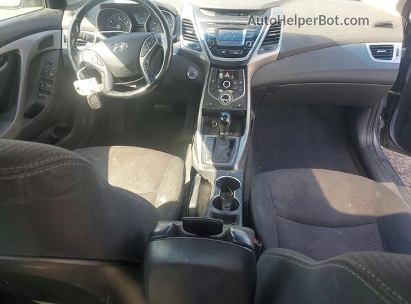 5NPDH4AE0GH779621 2016 HYUNDAI ELANTRA Gray Widok deski rozdzielczej