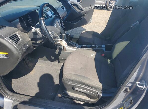 5NPDH4AE0GH779621 2016 HYUNDAI ELANTRA Gray Widok wnętrza z przodu